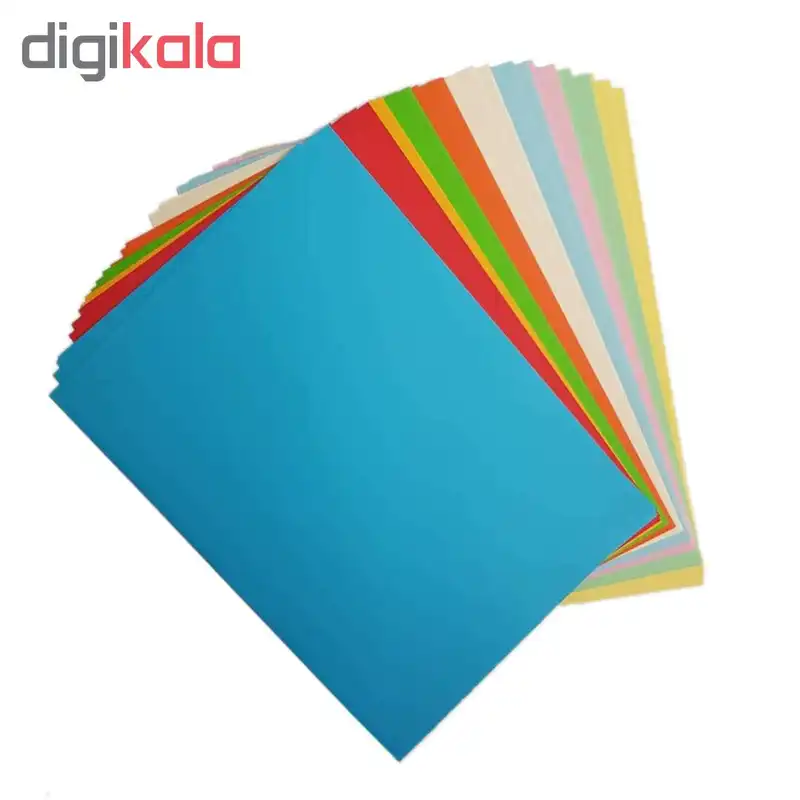 کاغذ رنگی A4 مدل کالرفول کد S10 بسته ۱۰۰ عددی