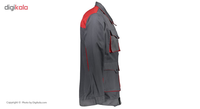 لباس کار مدل SA3 رنگ طوسی قرمز