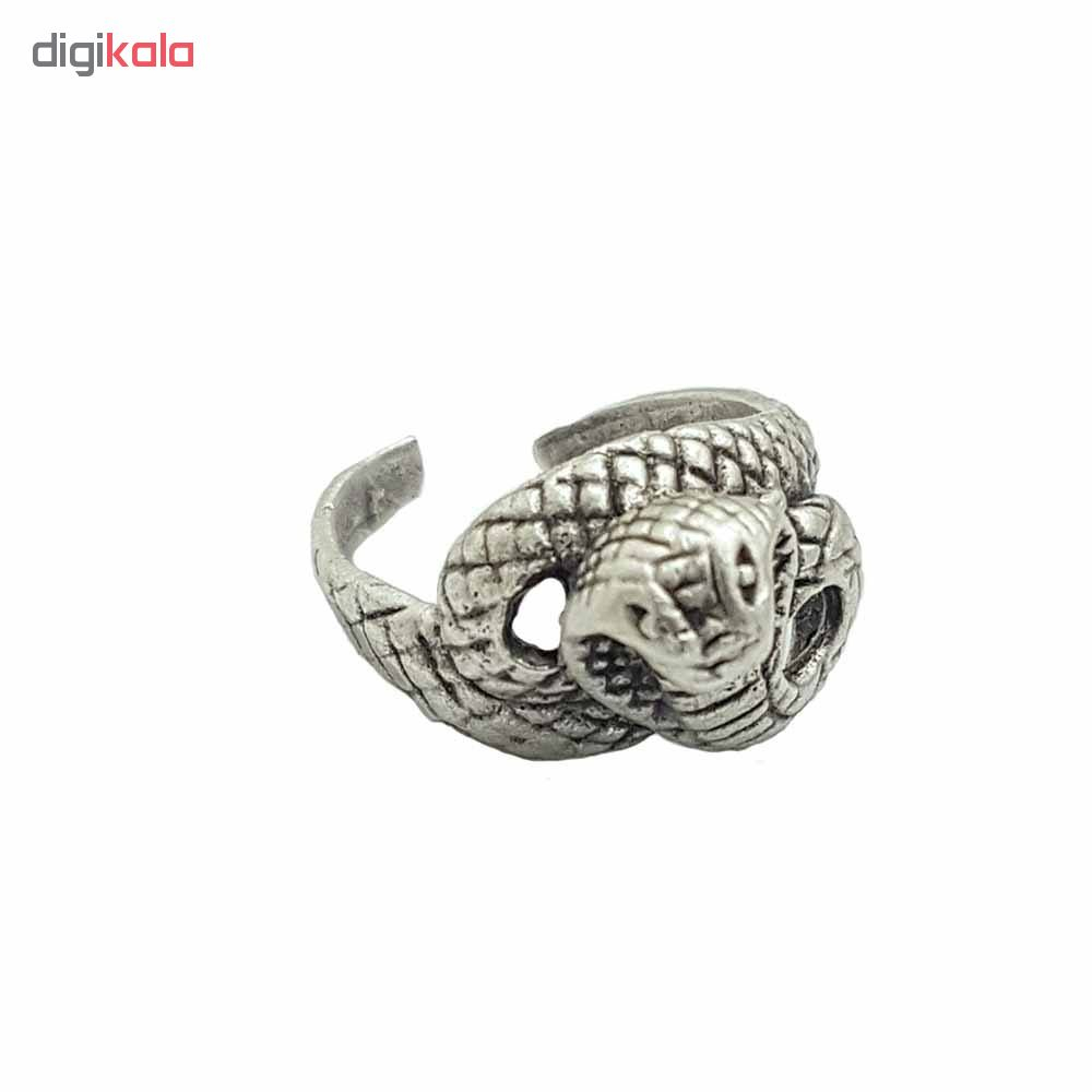 انگشتر مردانه طرح مار کد ES141