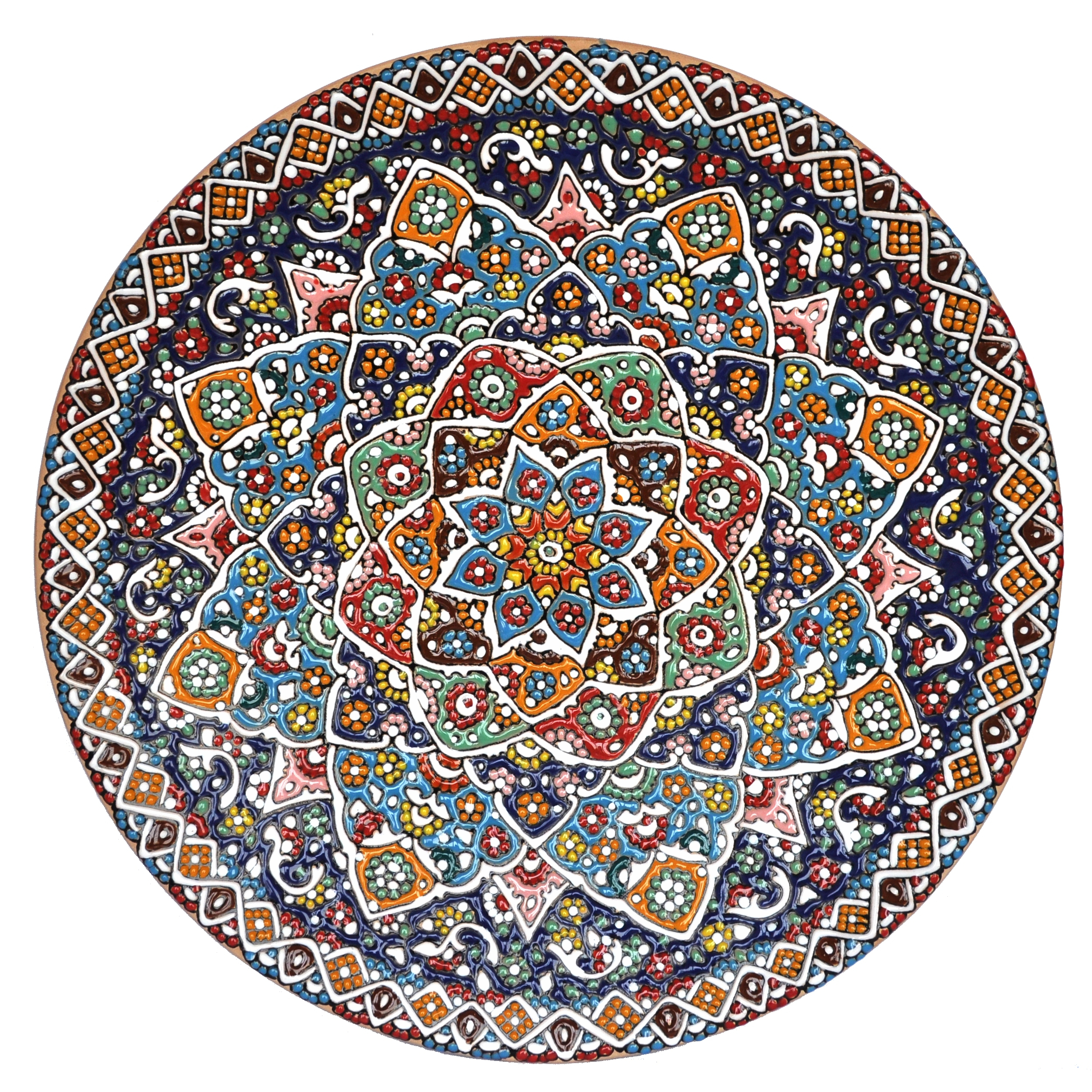 بشقاب میناکاری کد 35001