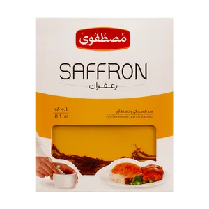 زعفران درجه یک مصطفوی مقدار 0.1 گرم