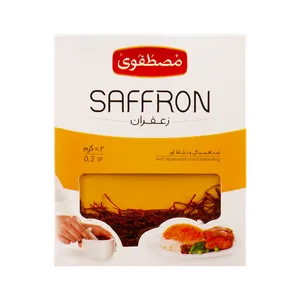 زعفران درجه یک مصطفوی مقدار 0.2 گرم
