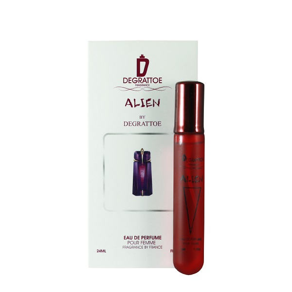 عطر جیبی زنانه دگراتو مدل Alien حجم 24 میلی لیتر