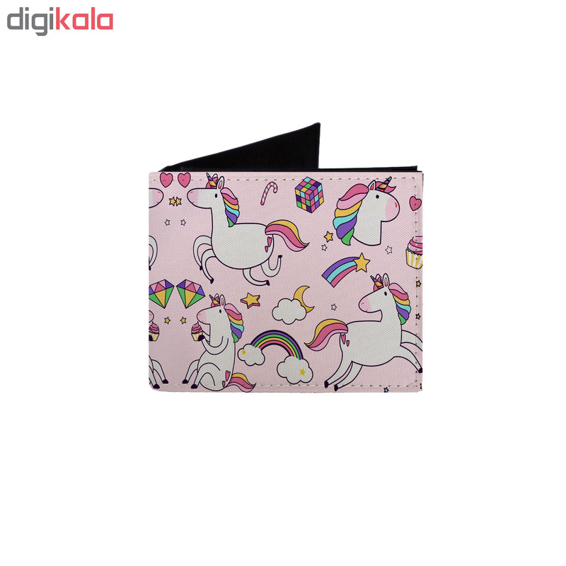 کیف پول زنانه طرح اسب تک شاخ کد kp71