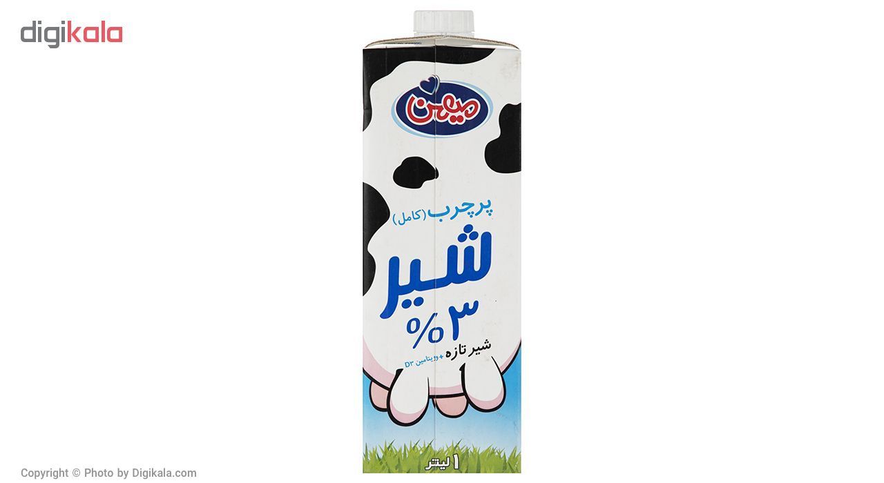 شیر پر چرب میهن حجم 1 لیتر بسته 4 عددی