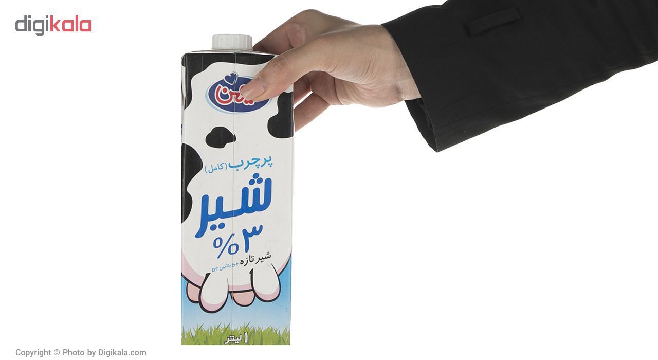 شیر پر چرب میهن حجم 1 لیتر بسته 4 عددی