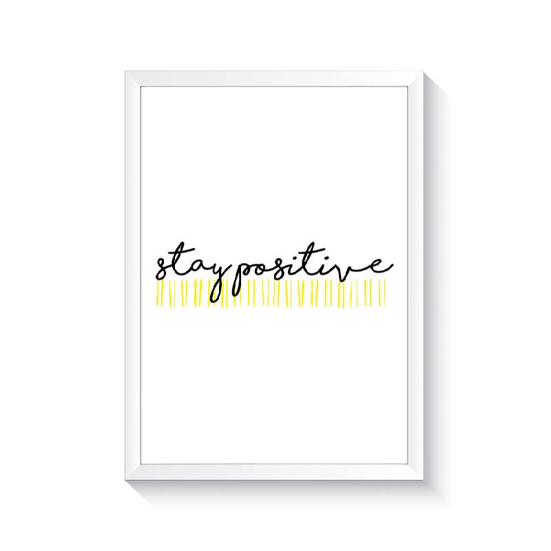 تابلو وینا مدل Stay Positive