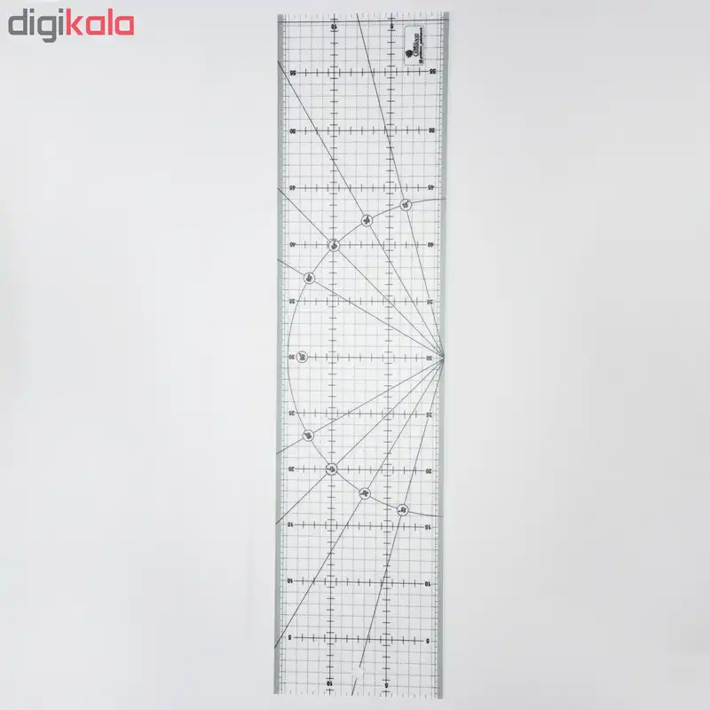 خط کش ۶۰ سانتی متری گلدون طرح الفا کد G 6015