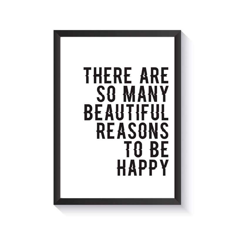 تابلو وینا مدل Reasons To Be Happy