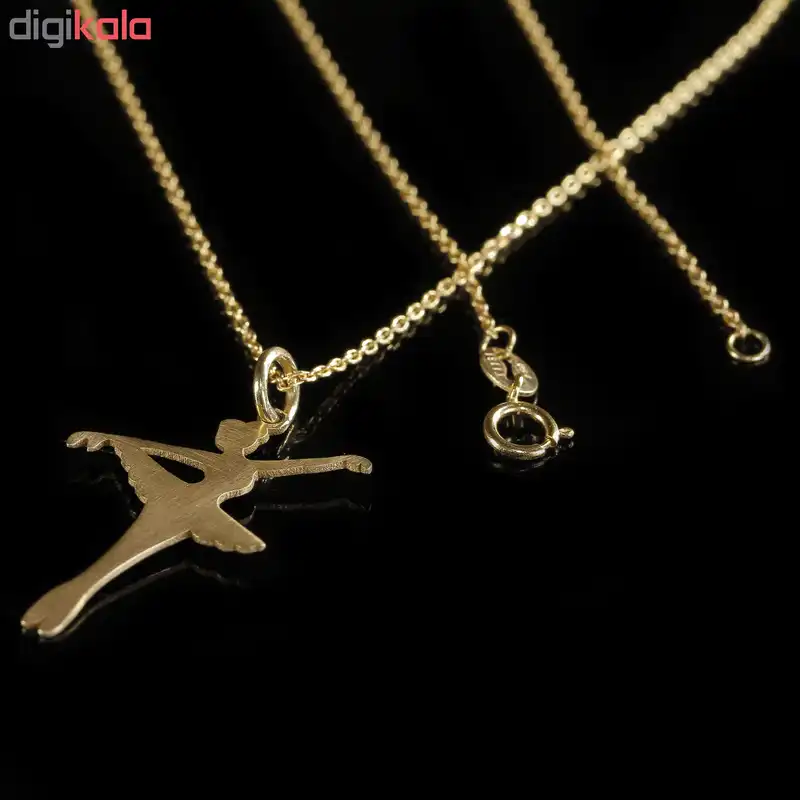 گردنبند طلا 18عیار زنانه جواهری گاندی مدل D3