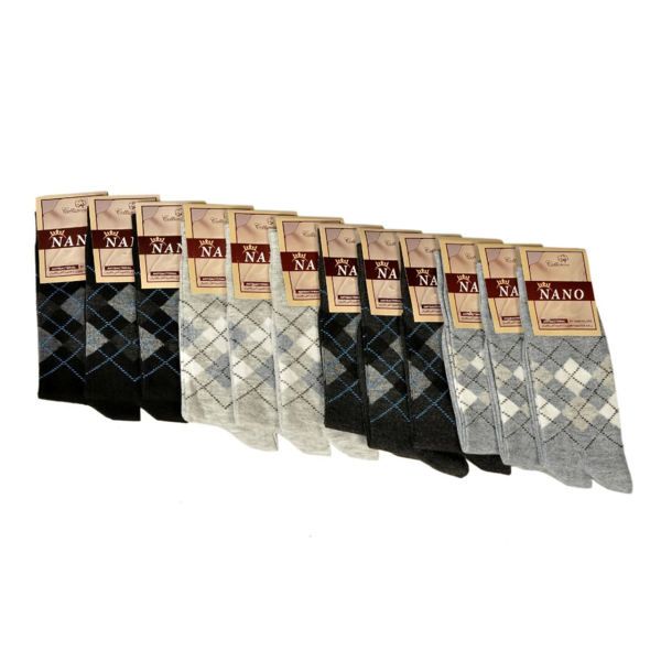 جوراب مردانه کد 2070 مجموعه 12 عددی - - 1