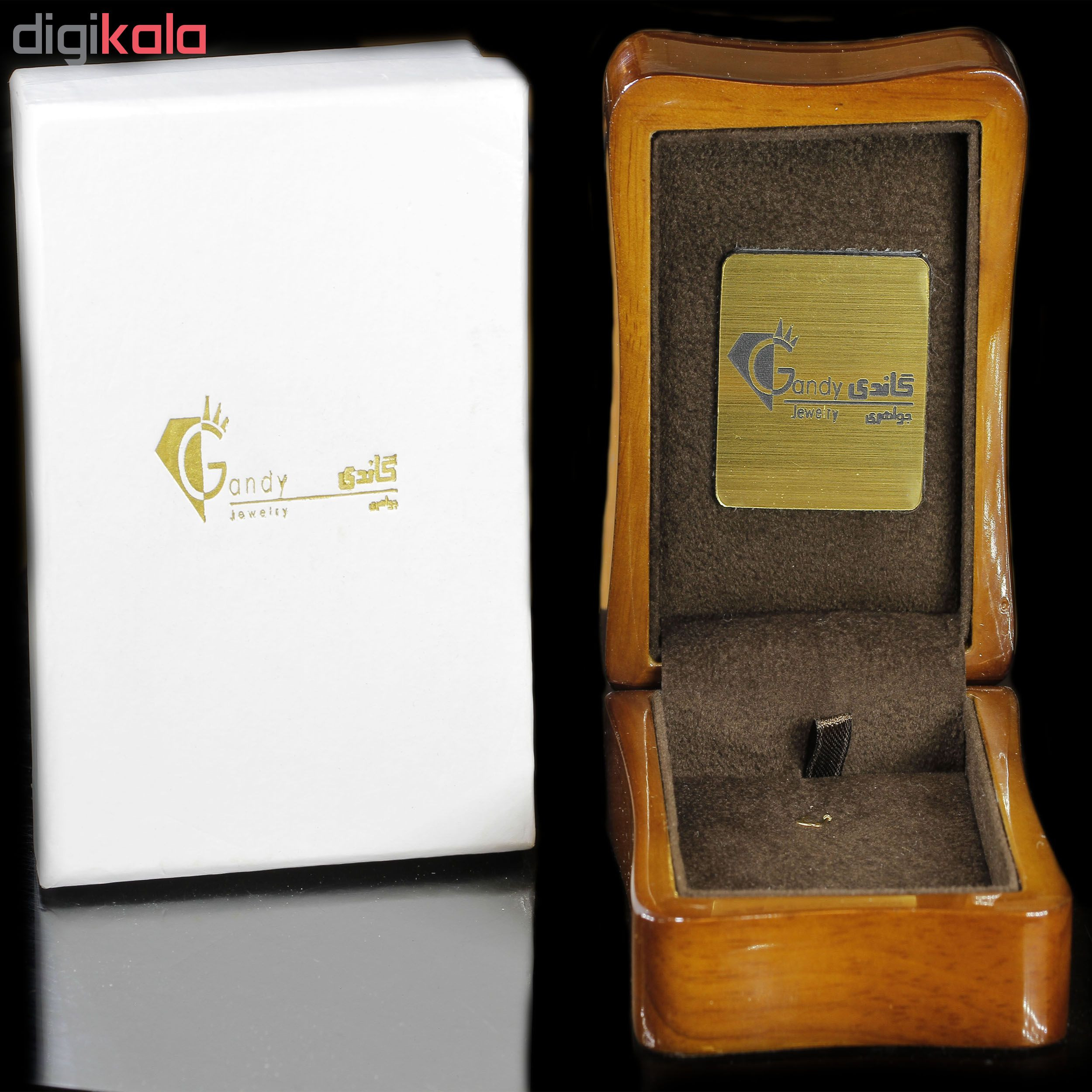 گردنبند طلا 18عیار زنانه جواهری گاندی مدل D3