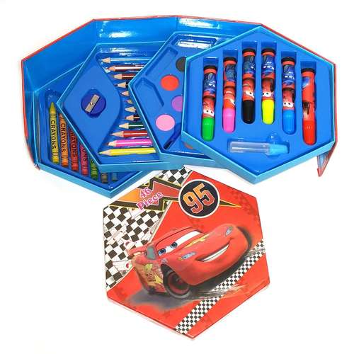 ست نقاشی 46 تکه طرح مک کوئین مدل Mc Queen-k