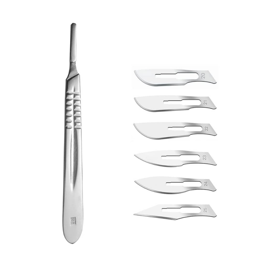 مجموعه دسته تیغ جراحی و تیغ استریل بایوتک کد SKJW0064