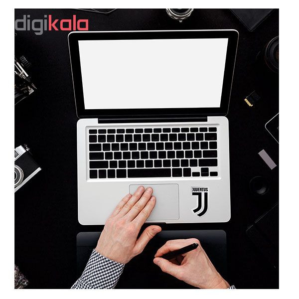 استیکر لپ تاپ طرح juventus کد 02 مجموعه 2عددی 1