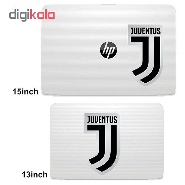 استیکر لپ تاپ طرح juventus کد 02 مجموعه 2عددی 3