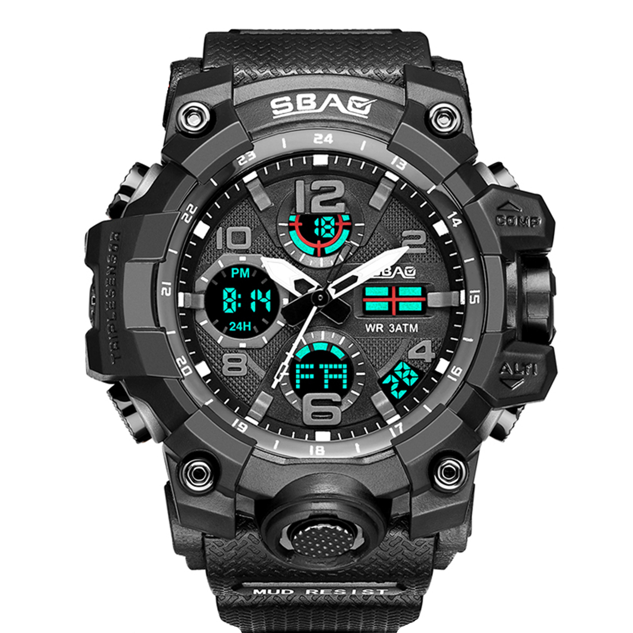 ساعت مچی عقربه ای مردانه اِسباُ مدل 8005e-M رنگ مشکی