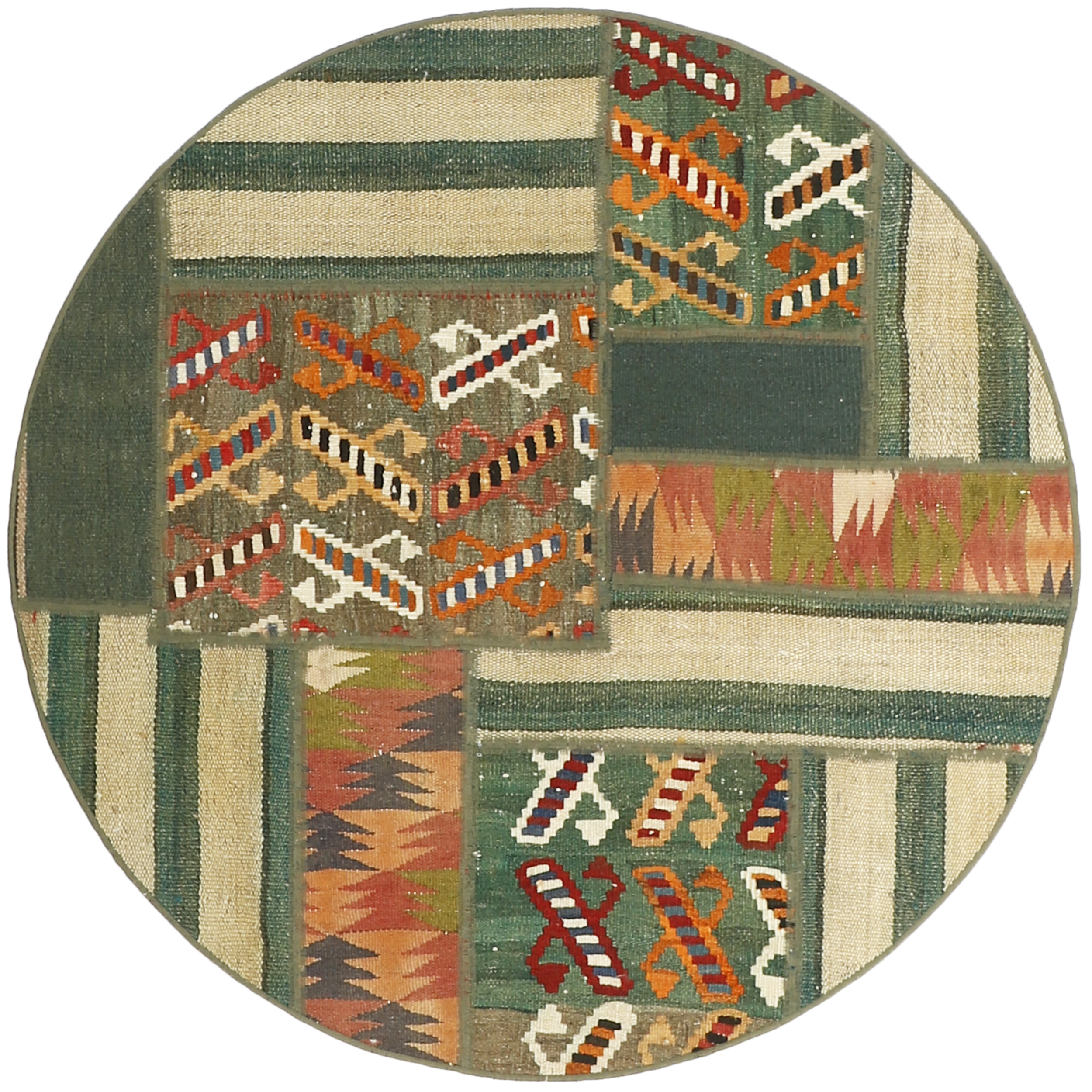 کلاژ گلیم دستبافت یک متری کد 486887