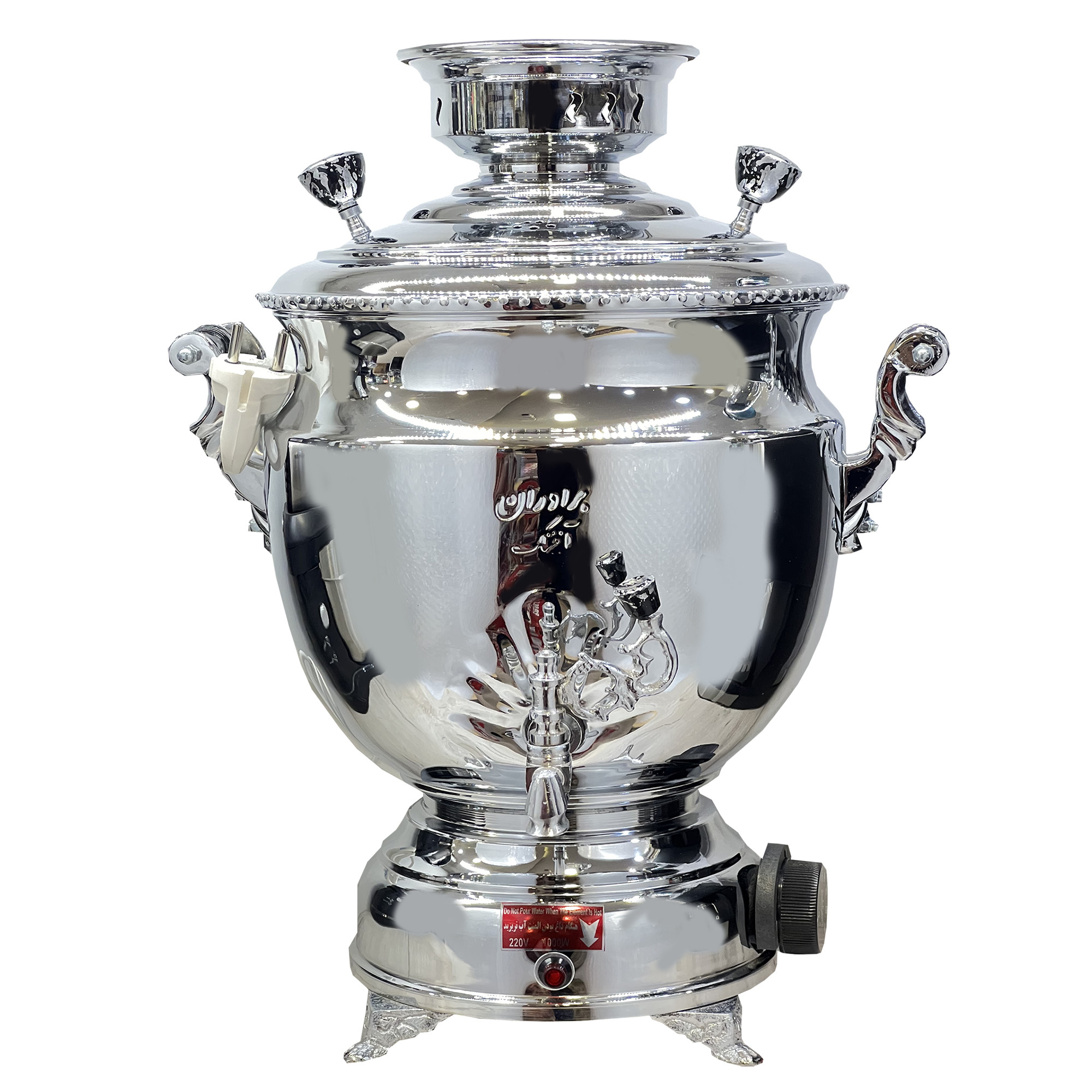 سماور برقی برادران مدل آنتیک  گنجایش 8 لیتر