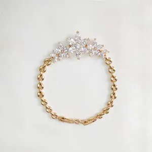 دستبند زنانه ژوپینگ مدل گلدار
