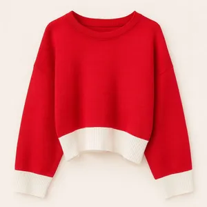 پلیور یقه گرد زنانه مدل 138105