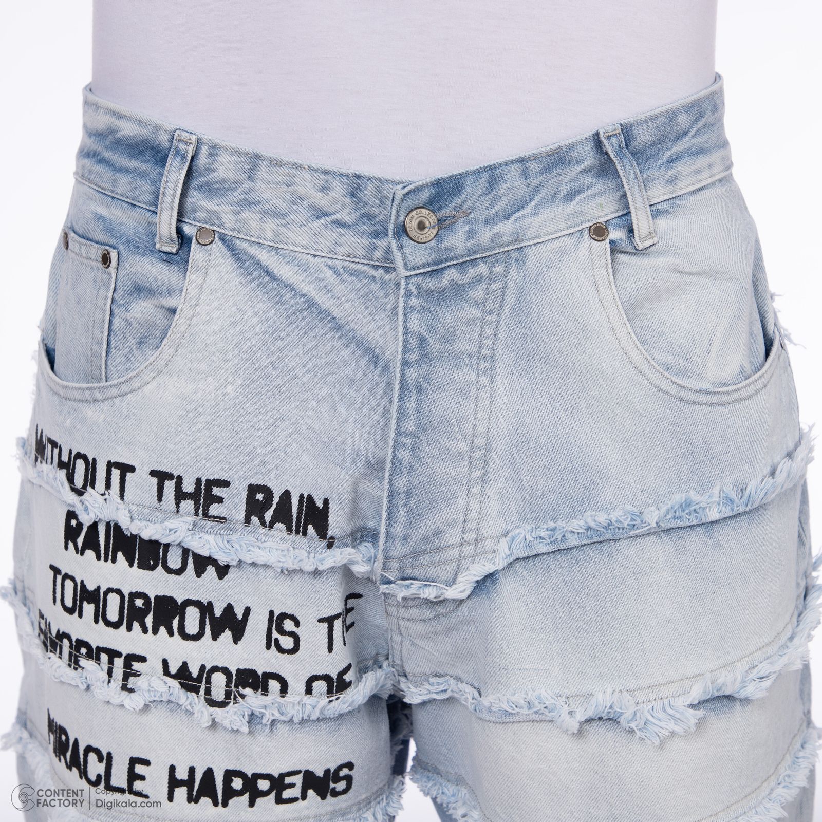 شلوار جین آزاد مردانه لوسیفر مدل 77570 -  - 12