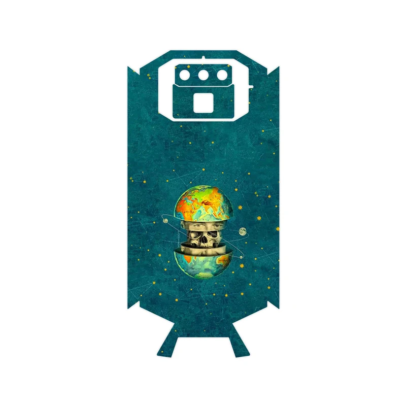 برچسب پوششی ماهوت مدل Collage of Earth Face مناسب برای گوشی موبایل دوجی S70