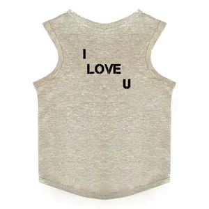  لباس سگ و گربه طرح i love you کد SH10 سایز XL