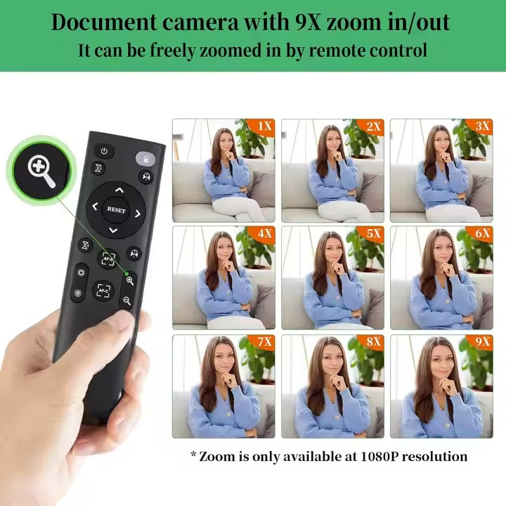 وب کم مدل  12MP Visualizer Document Camera with LED and Microphone