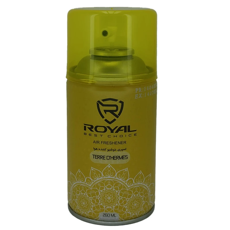 خوشبوکننده هوا رویال مدل best با رایحه Terre D'hermes حجم 260 میلی لیتر
