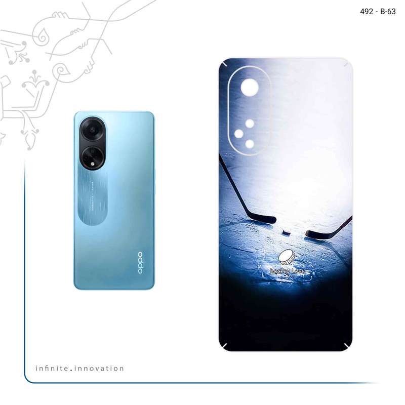 برچسب پوششی ماهوت مدل Ice hockey مناسب برای گوشی موبایل اپو A98