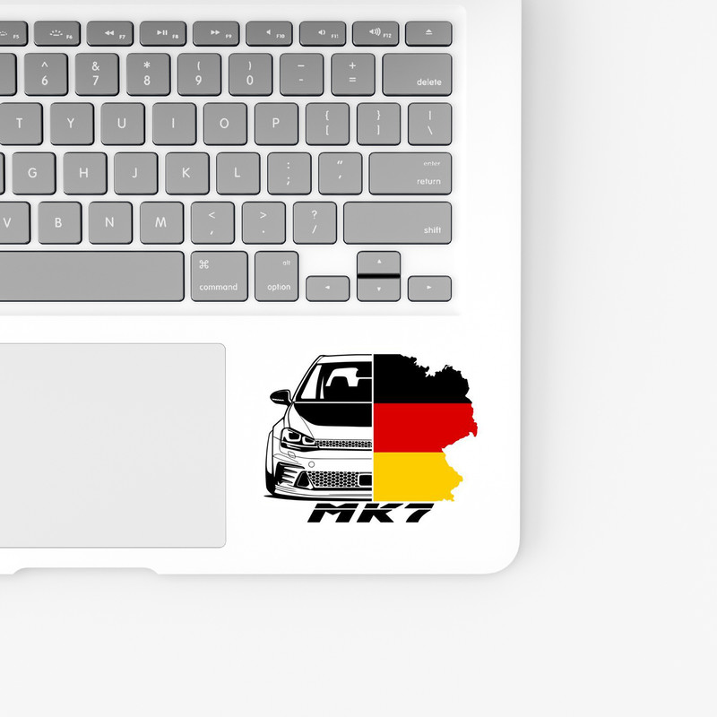 استیکر لپ تاپ و موبایل بووم طرح ماشین مدل Volkswagen کد UV014