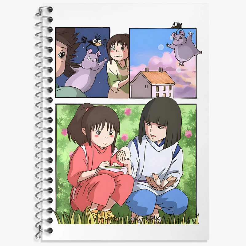دفتر نت موسیقی 50 برگ خندالو طرح انیمه شهر اشباح (Spirited Away)  کد N4733