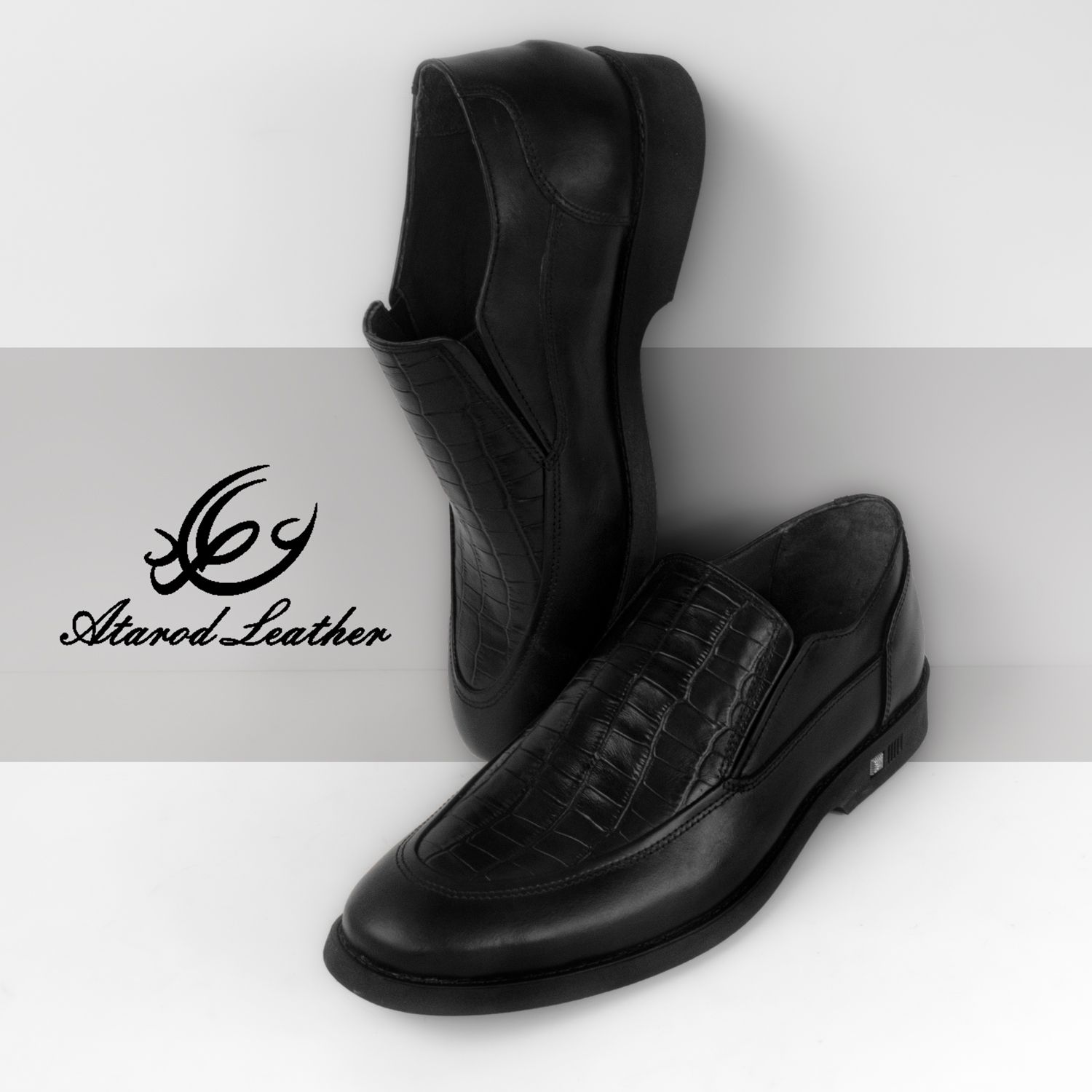 کفش مردانه چرم عطارد مدل چرم طبیعی کد SH21 -  - 5