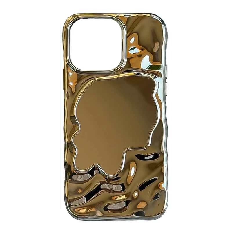 کاور مدل موج آینه دار مناسب برای گوشی موبایل اپل iPhone 15 Pro