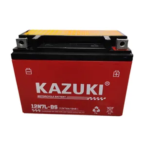 باتری موتورسیکلت 12 ولت 7 آمپر کازوکی مدل 12v7lbs