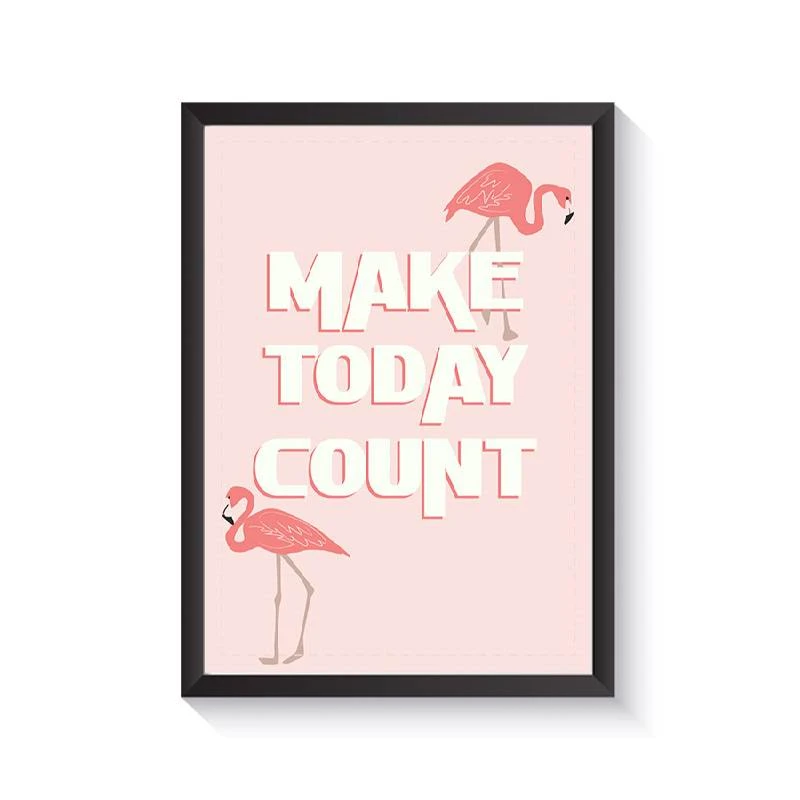 تابلو وینا مدل Make Today Count