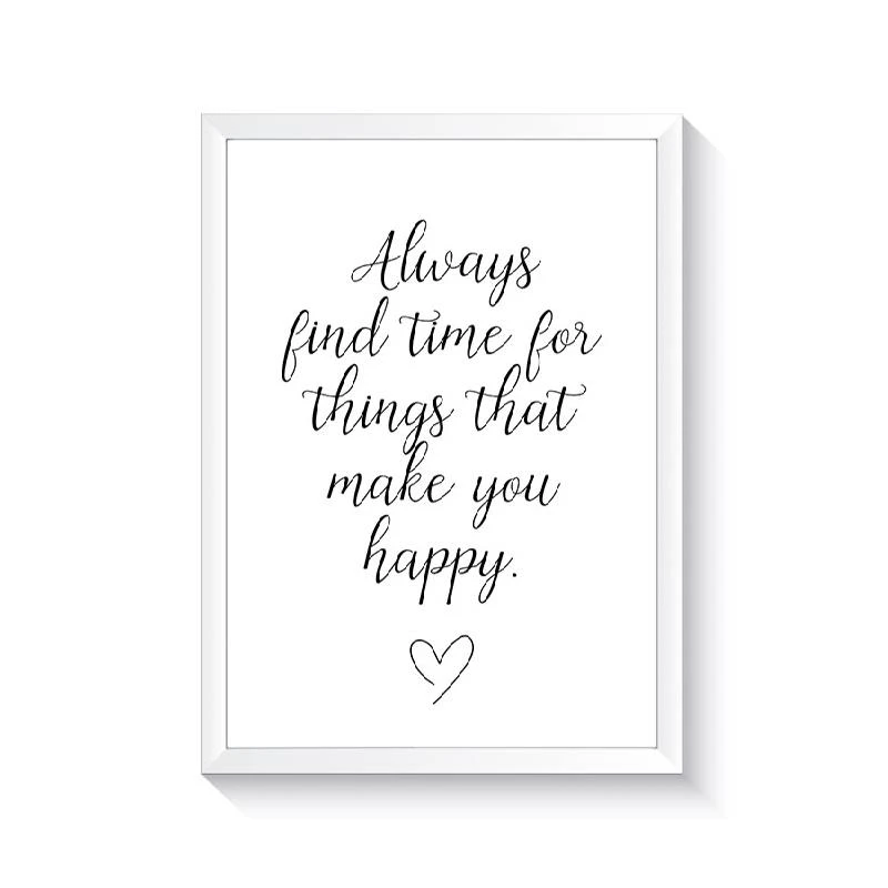 تابلو وینا مدل Always Find Time For Things