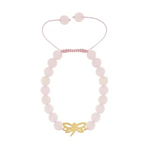 دستبند نقره زنانه ماچو طرح سنجاقک کد pt257