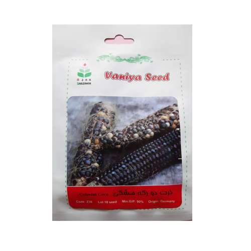 بذر ذرت دو رگه مشکی آذر سبزینه مدل Z36