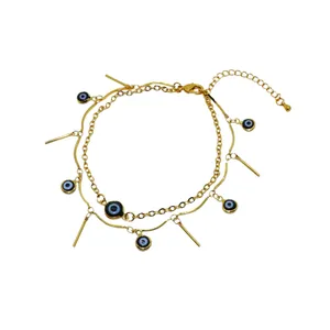 پابند زنانه طرح چشم نظر کد 211