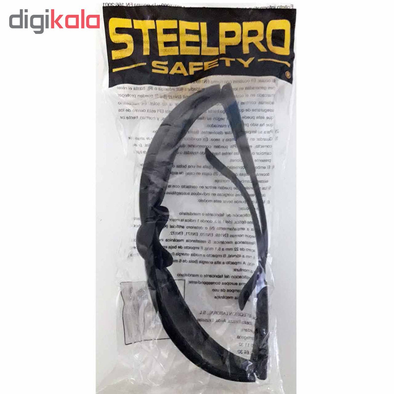 عینک ایمنی استیل پرو سیفتی مدل Patrol بسته 5 عددی