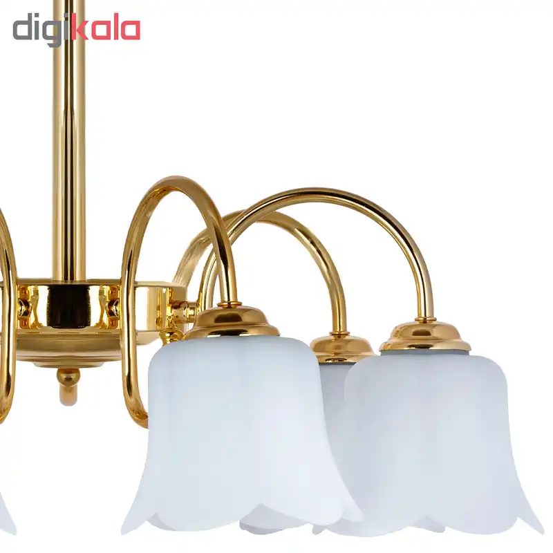 لوستر 7 شعله چشمه نور کد 809.7