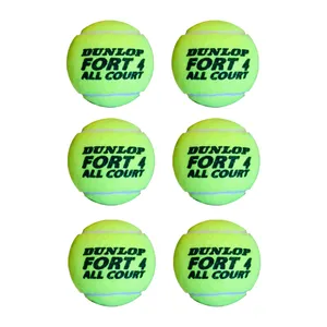 توپ تنیس دانلوپ مدل FORT-ALL-COURT  بسته 6 عددی