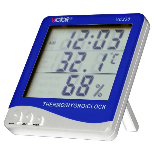 دماسنج و رطوبت سنج ویکتور مدل VC230