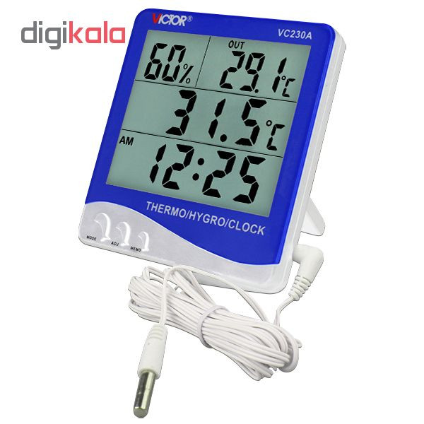 دماسنج و رطوبت سنج ویکتور مدل VC230