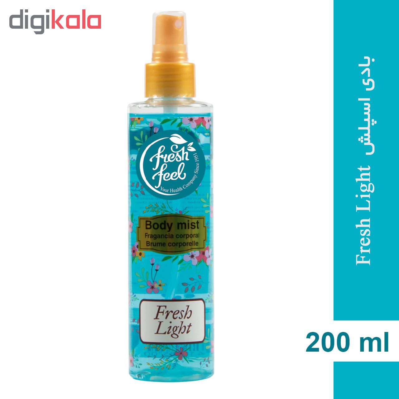 بادی اسپلش زنانه فرش فیل مدل Fresh Light حجم 200 میلی لیتر -  - 2