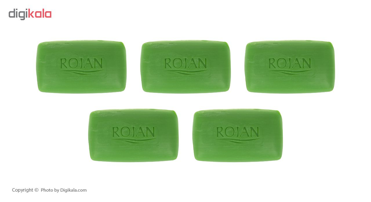 صابون حمام روژان مدل Green مقدار 120 گرم