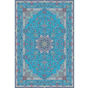 روفرشی نیکزاد مدل نفیس 13-130 زمینه آبی فیروزه ای