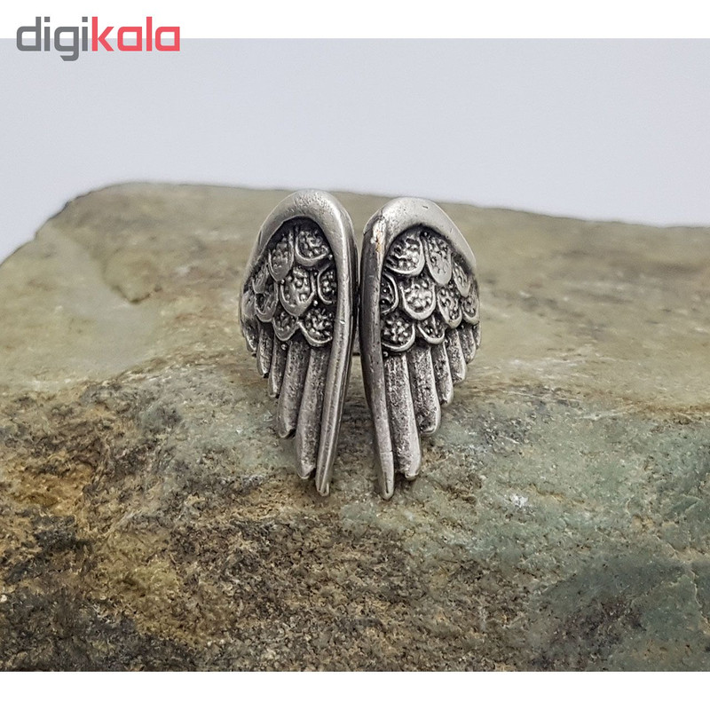 انگشتر مردانه طرح بال کد ES163 انگشتر مردانه طرح بال کد ES163